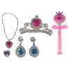LEAN TOYS Magical Fairy Tale Princesses Set with Interactive Wand, Light, Sound, and Star Projector Function