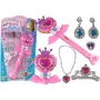 LEAN TOYS Magical Fairy Tale Princesses Set with Interactive Wand, Light, Sound, and Star Projector Function