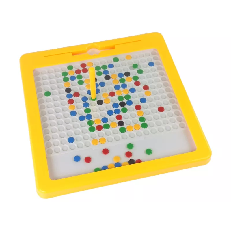 LEAN TOYS Magnetic Board 100 Yellow Beads