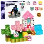 LEAN TOYS Magnetic Building Blocks 50-Piece Set – 3D Pixel Unicorn Cubes, ABS Plastic, Creative Construction Toy