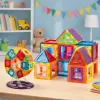 LEAN TOYS Magnetic Building Blocks Set, 70 Pieces – Educational STEM Construction Toy with Strong Neodymium Magnets, Multi-Colour ABS Plastic, Safe & Durable for Children Age 3+