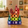 LEAN TOYS Magnetic Construction Blocks 3D Panels Creative STEM Colorful 27 pcs