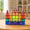 LEAN TOYS Magnetic Construction Blocks 3D Panels Creative STEM Colorful 73 pcs