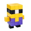 LEAN TOYS Magnetic Construction Blocks Cubes 3D Blocks Colorful 96 pcs