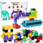 LEAN TOYS Magnetic Construction Blocks Cubes 3D Blocks Colorful 96 pcs