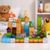LEAN TOYS Magnetic Construction Blocks Cubes Square World 3D 114 Pieces