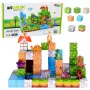 LEAN TOYS Magnetic Construction Blocks Cubes Square World 3D 114 Pieces