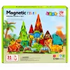 LEAN TOYS Magnetic Construction Blocks Dinosaurs Volcano 31 pcs