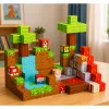 LEAN TOYS Magnetic Construction Blocks Pixel World Colored Cubes 146 pcs