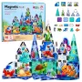 LEAN TOYS Magnetic Construction Blocks Sea Animals Ocean 40 pcs