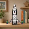 LEAN TOYS Magnetic Construction Blocks Space Rocket Figures 26 pcs