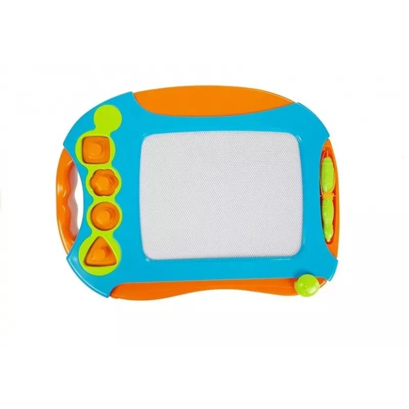 LEAN TOYS Magnetic Drawing Board with Geometrical Stamps