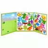 LEAN TOYS Magnetic Puzzle Book Dinosaurs Colorful Magnets 30 pcs