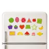 LEAN TOYS Magnetic Puzzle Learning Fruits 30 Pieces – Educational Fruit Magnets for Blackboards, Whiteboards & Refrigerators