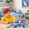 LEAN TOYS Magnetic Space Windows Construction Blocks 90 pcs – ABS Plastic STEM Building Set