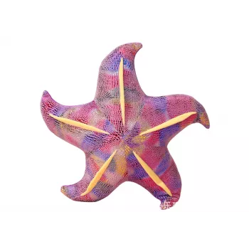 LEAN TOYS Mascot Plush Starfish Purple Pillow 20 cm