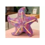 LEAN TOYS Mascot Plush Starfish Purple Pillow 20 cm