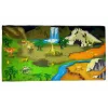 LEAN TOYS Mat With Dinosaurs Educational Carpet - Non-Slip Play Mat for Kids, 12+ Months, Durable Polyester, Dinosaur Theme, Indoor