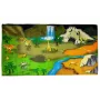 LEAN TOYS Mat With Dinosaurs Educational Carpet - Non-Slip Play Mat for Kids, 12+ Months, Durable Polyester, Dinosaur Theme, Indoor