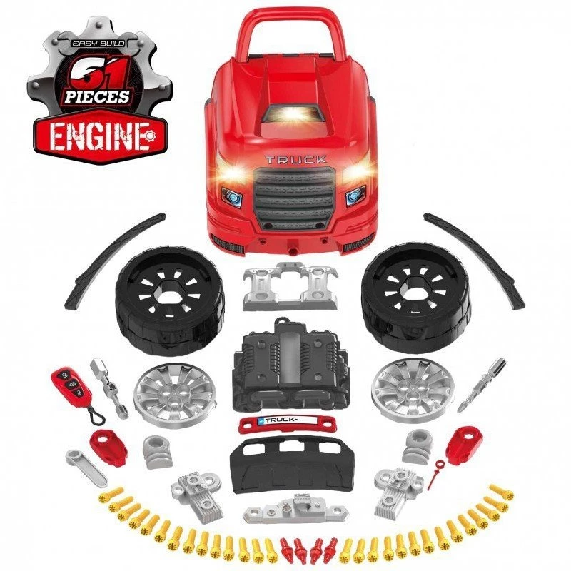 LEAN TOYS Mechanic Kit, Truck For Disassembly, Workshop Tools