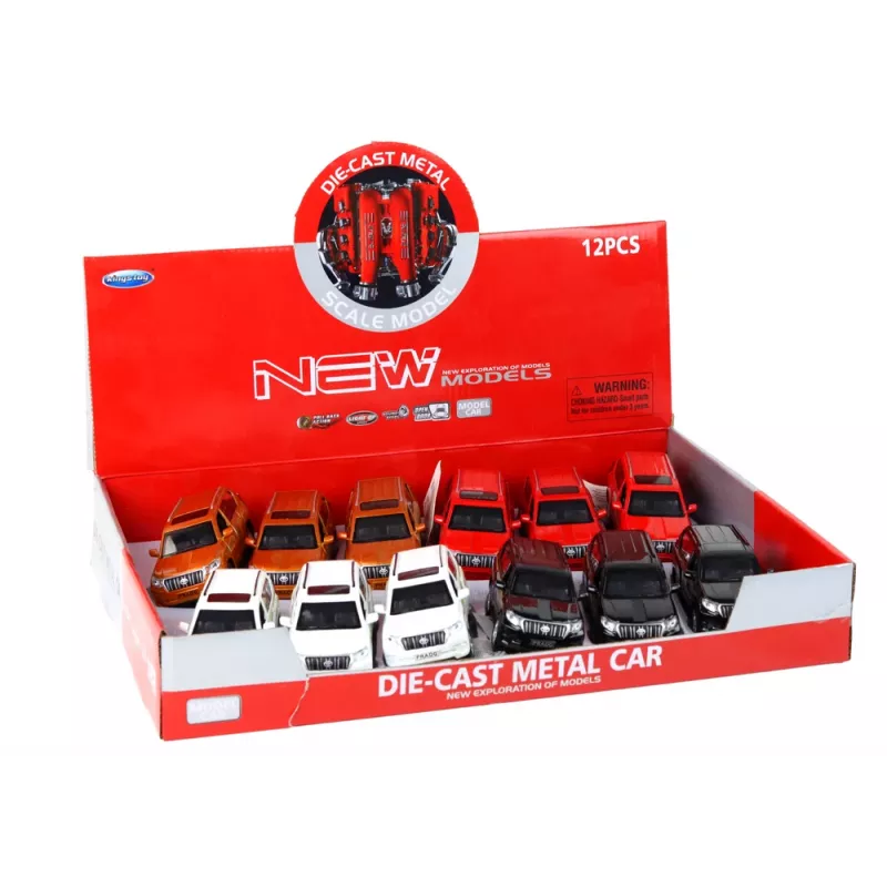 LEAN TOYS Metal Car 12 cm Sound Effects Light Various Colors