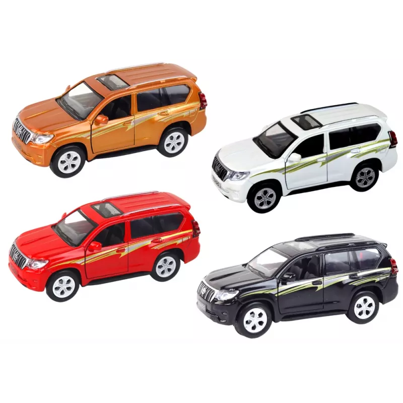 LEAN TOYS Metal Car 12 cm Sound Effects Light Various Colors