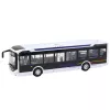 LEAN TOYS Metal City Bus White 1:43 Die-Cast Pull-Back Model with Opening Doors