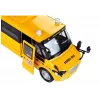 LEAN TOYS Metal School Bus with Friction Drive Die Cast Model