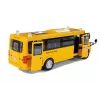LEAN TOYS Metal School Bus with Friction Drive Die Cast Model