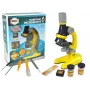 LEAN TOYS Microscope For The Scientist Educational Set Yellow 100x 400x 1200x