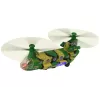 LEAN TOYS Military Helicopter Huge Wings Lights Sound Moro