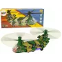 LEAN TOYS Military Helicopter Huge Wings Lights Sound Moro