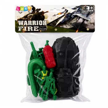 LEAN TOYS Military Set Soldiers Armored Personnel Carrier 14 pcs