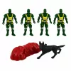 LEAN TOYS Military Set Soldiers Armored Personnel Carrier 14 pcs