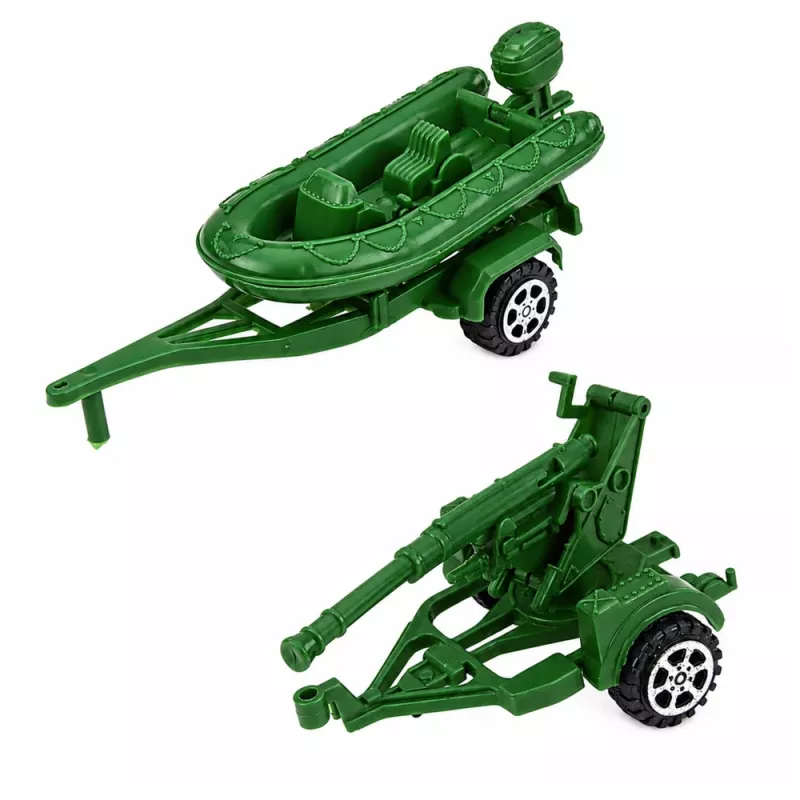 LEAN TOYS Military Set Soldiers Armored Personnel Carrier 14 pcs