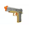 LEAN TOYS Military Weapon Set Rifle Pistol Headphones Whistle Lights