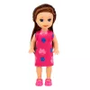 LEAN TOYS Mini Doll Set with Cash Register, Saleswoman, Hamburger, Ice Cream Accessories