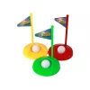 LEAN TOYS Mini Golf Set for Children, Sticks, 12 Pieces