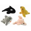 LEAN TOYS Mini Plush Sea Animals 4 Models