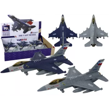 LEAN TOYS Model of a Friction Driven Airplane, Navy Blue or Gray