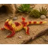 LEAN TOYS Moloch the Terrible Rubber Figurine Stretchable Realistic Reptile 14 cm