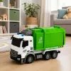 LEAN TOYS Municipal Vehicle Remote Controlled Garbage Truck RC Container Bin Lights 1:14