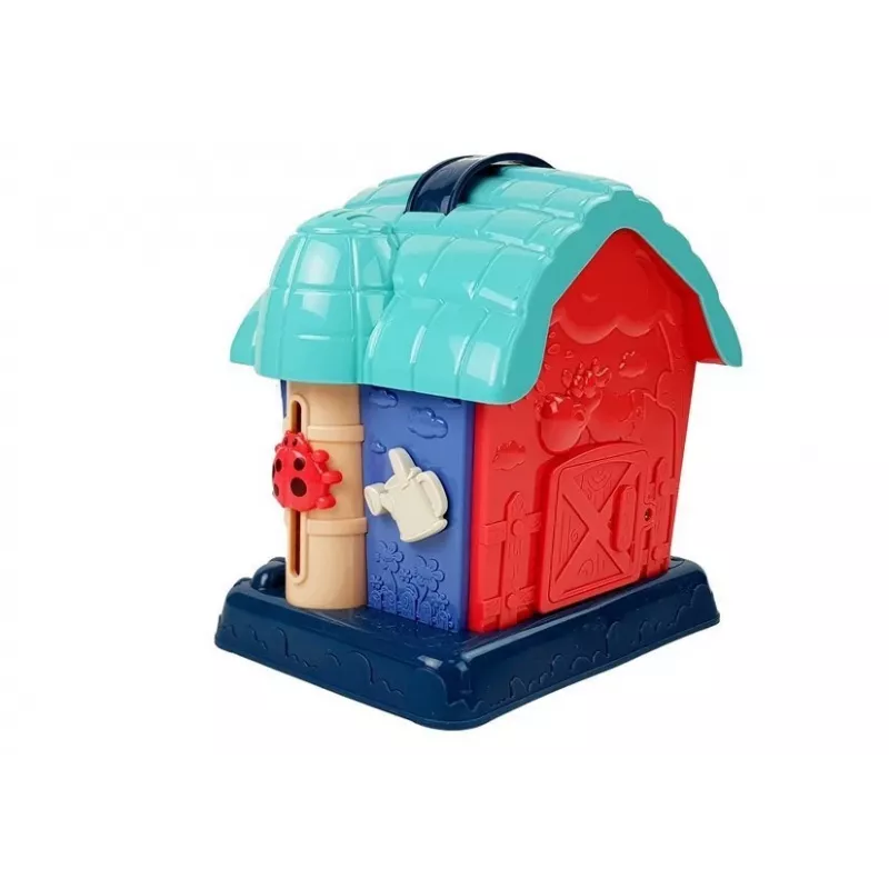 LEAN TOYS Music Barn Animals Farm Sounds Music Pink