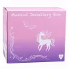 LEAN TOYS Musical Jewelry Box with Ballerina, Music Box, Mirror, and Drawers - Pink Classic Design