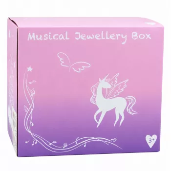 LEAN TOYS Musical Jewelry Box with Ballerina, Music Box, Mirror, and Drawers - Pink Classic Design
