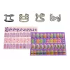 LEAN TOYS Nail Painting Set Nail Lacquers Glitter Stickers Rings