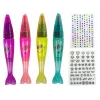 LEAN TOYS Nail Painting Set Nail Lacquers Pens Coloured Stickers