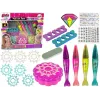 LEAN TOYS Nail Painting Set Nail Lacquers Pens Coloured Stickers