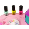 LEAN TOYS Nail Polish Set with Nail Glitter, Dryer, and Stickers