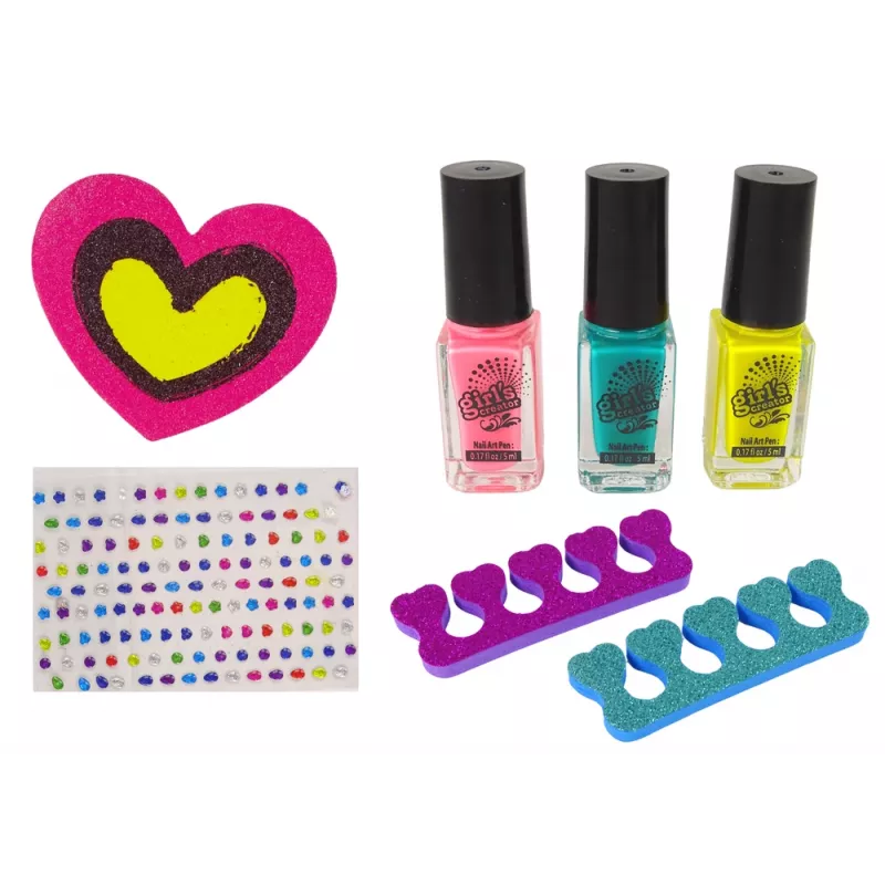 LEAN TOYS Nail Styling Set for Little Ladies Nail Art Studio